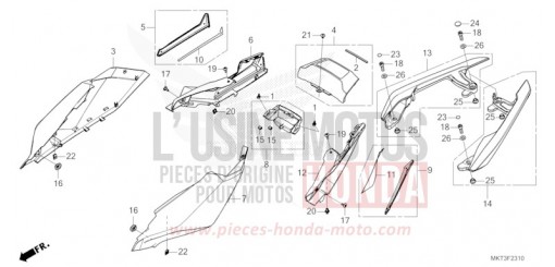WINDLAUF, HINTEN ADV750P de 2023